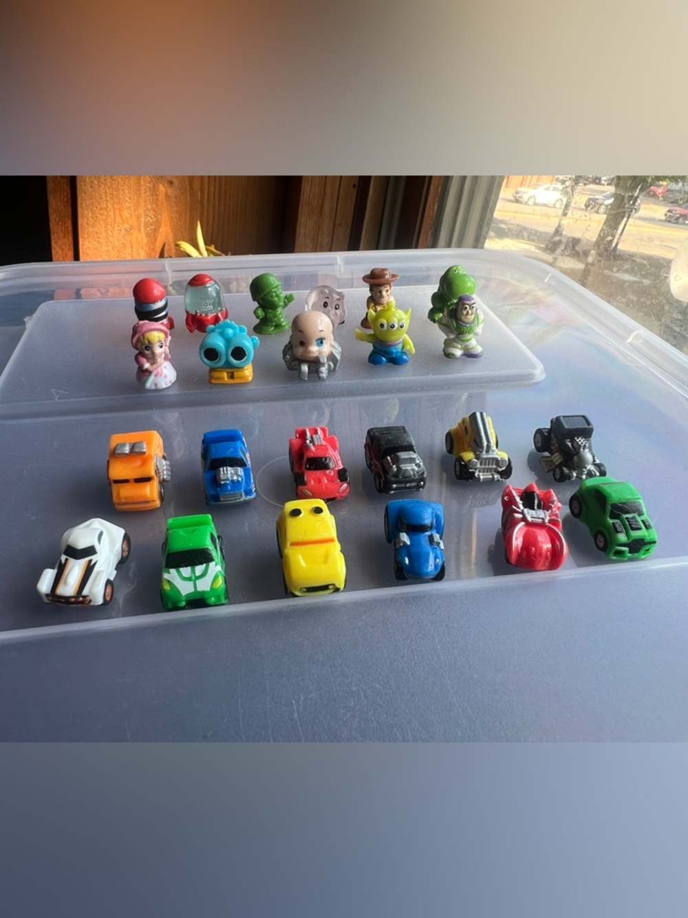 Lot 23+ Squinkies Micro Toys Pixar Hot Wheels Toy Story